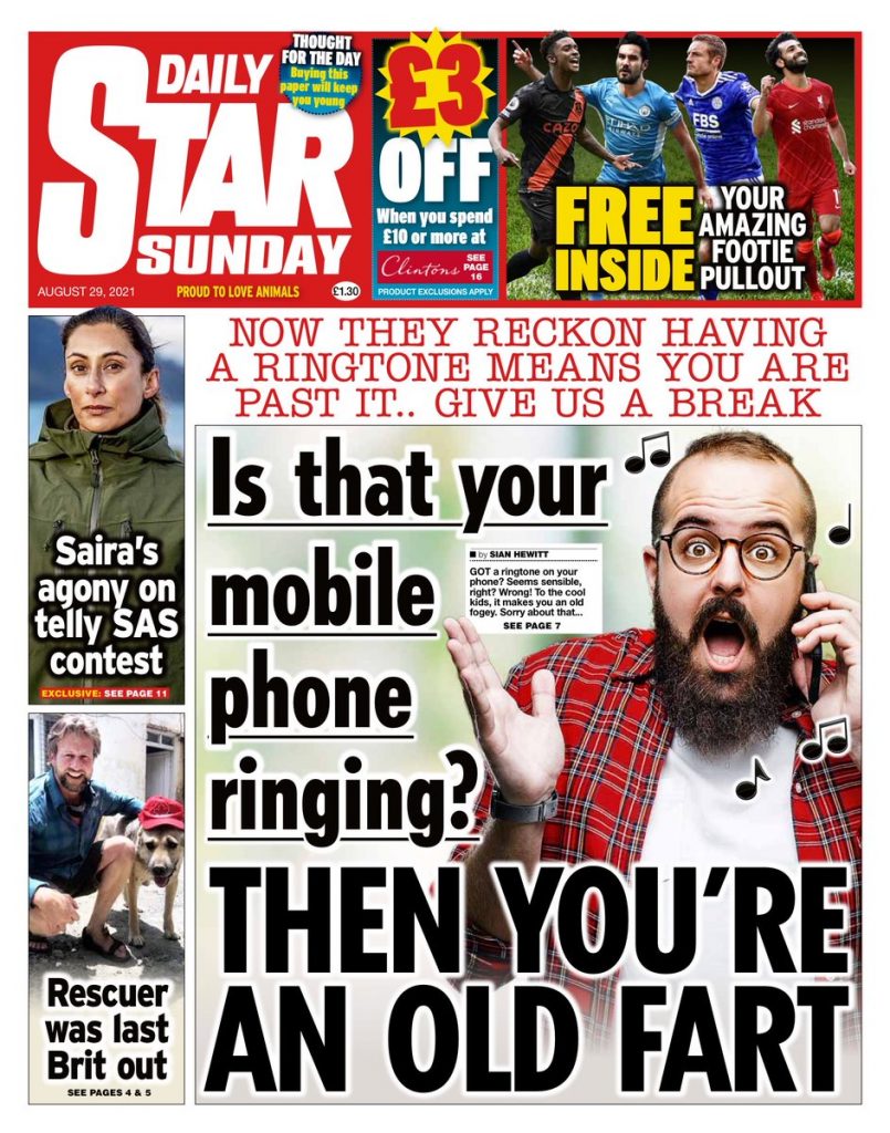 Daily Star Sunday Front Page Th Of August Tomorrow S Papers Today