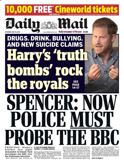 Daily Mail Front Page 7th of November 2020 Tomorrow's Papers Today!