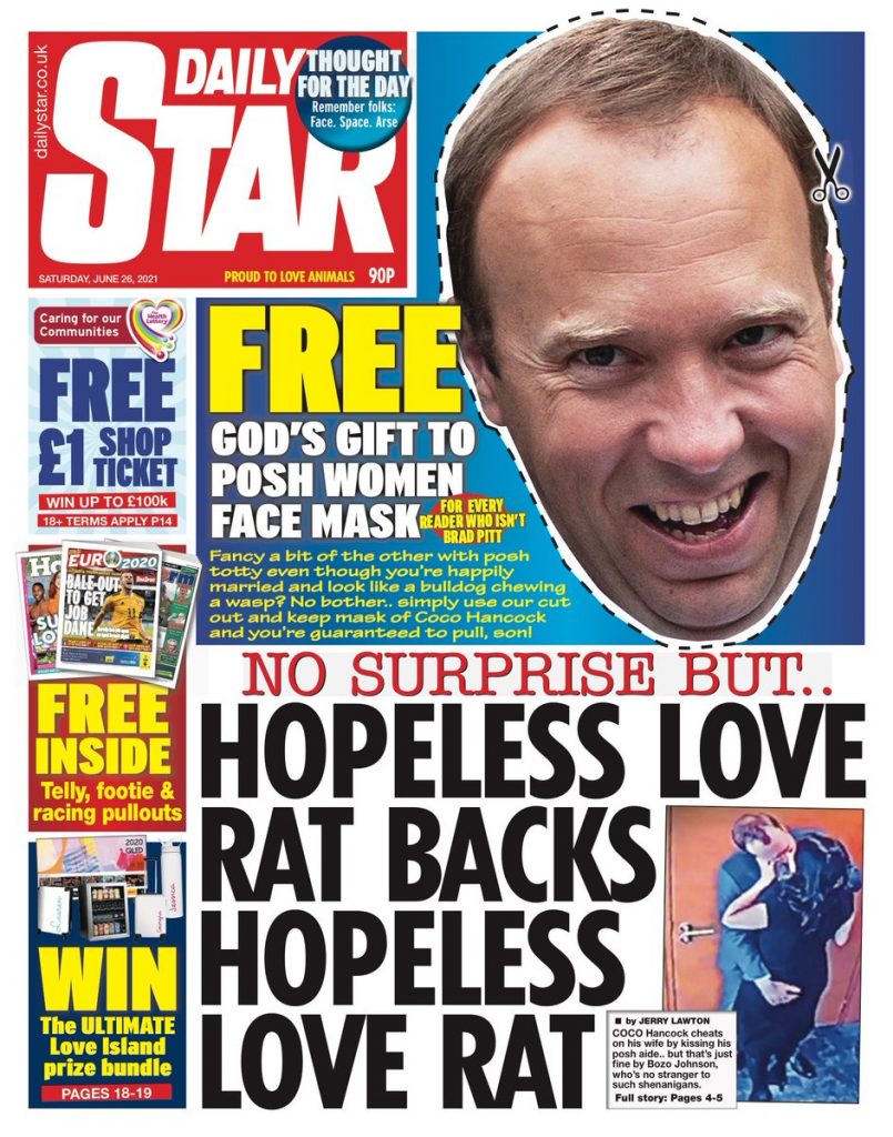 Daily Star Front Page 26th Of June 2021 Tomorrows Papers Today 