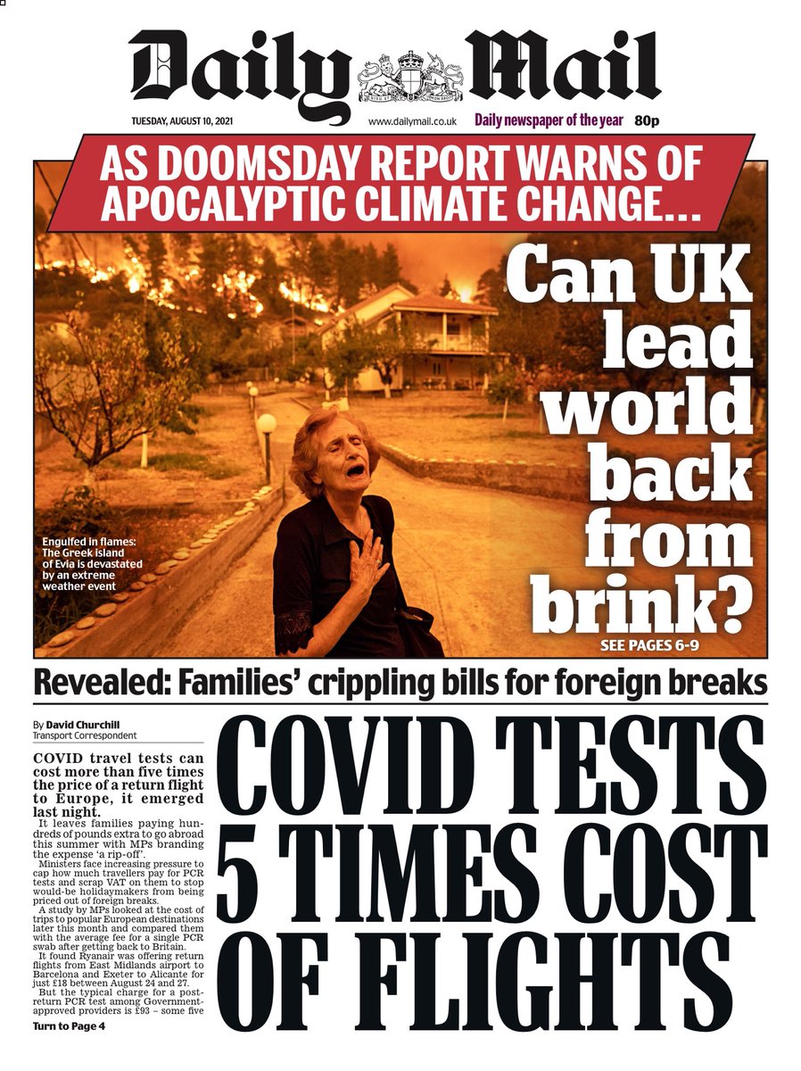 Daily Mail Front Page 10th Of August 2021 Tomorrows Papers Today 2849