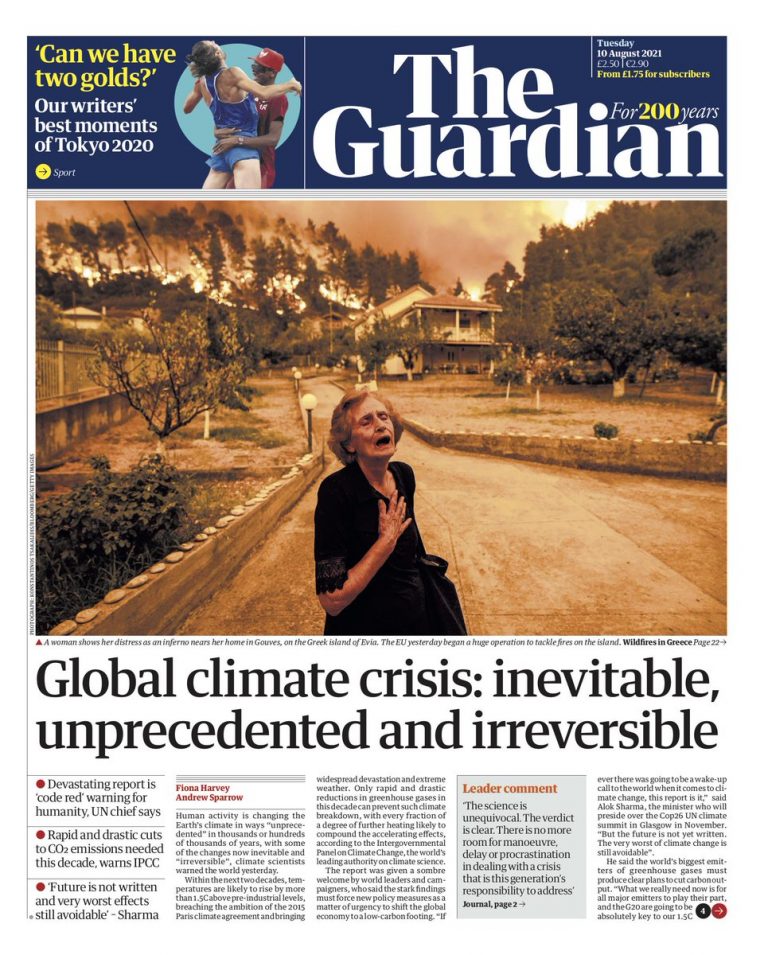 Guardian Front Page 22nd Of April 2021 Tomorrows Papers Today 2348