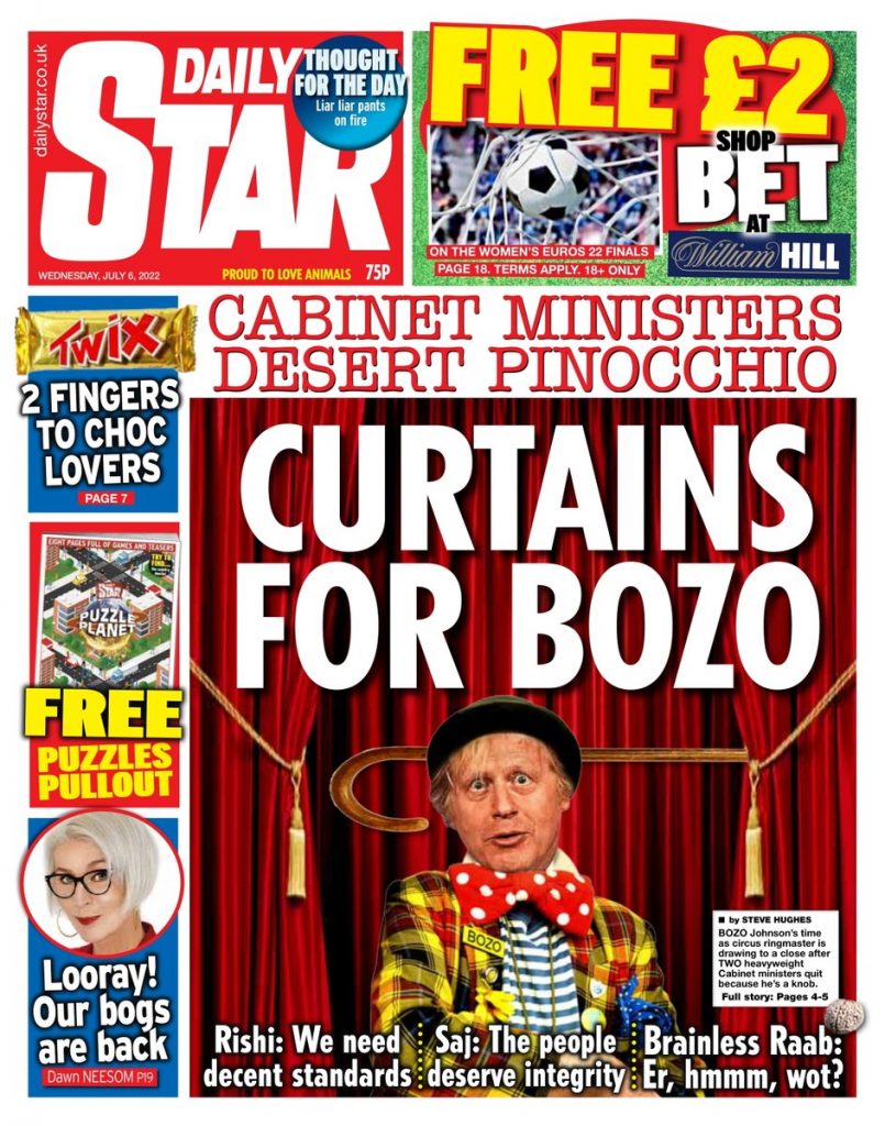 Daily Star Front Page 6th Of July 2022 Tomorrows Papers Today 