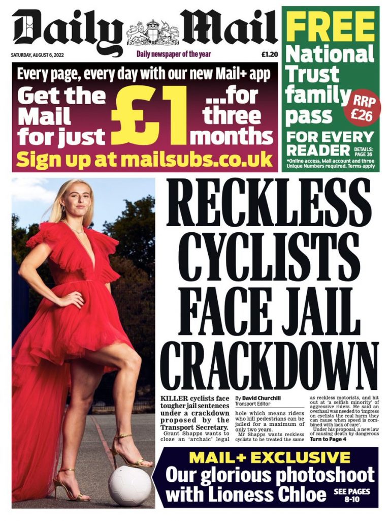 Daily Mail Front Page 6th Of August 2022 Tomorrows Papers Today 