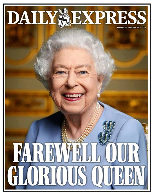 Daily Express (UK) Front Page for 21 September 2022