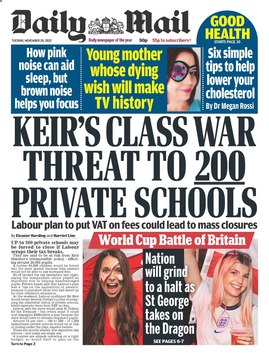 Daily Mail Front Page 29th Of November 2022 Tomorrows Papers Today 