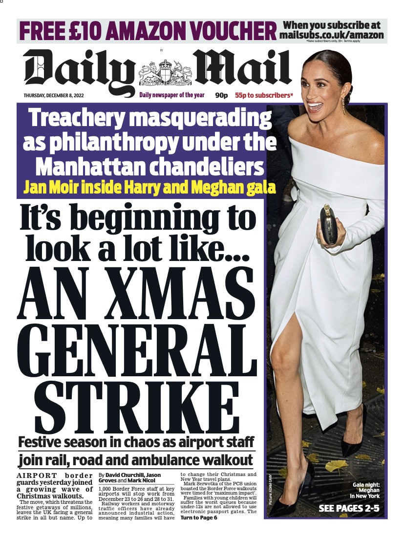 Daily Mail Front Page 8th Of December 2022 Tomorrows Papers Today 0700