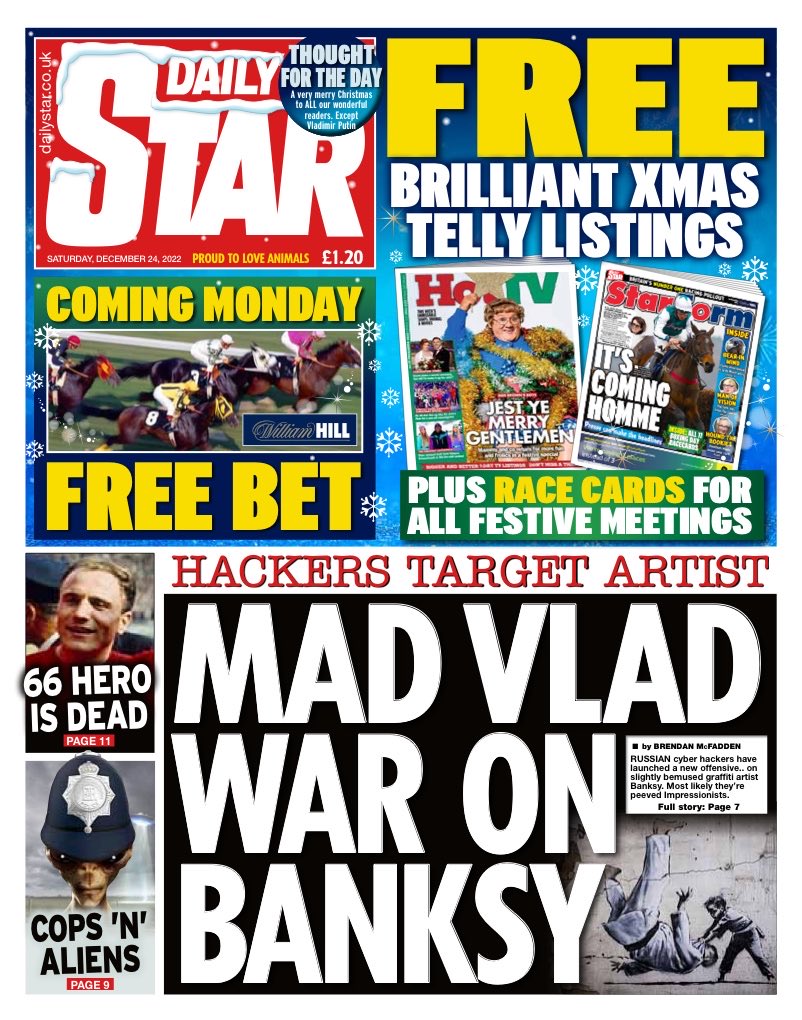 Daily Star Front Page 24th Of December 2022 Tomorrows Papers Today 