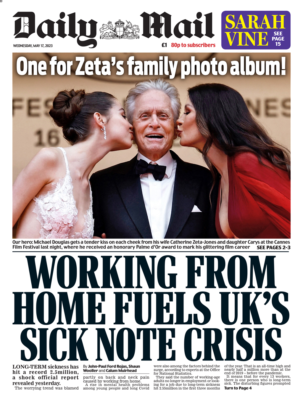 Daily Mail Front Page 17th Of May 2023 Tomorrows Papers Today