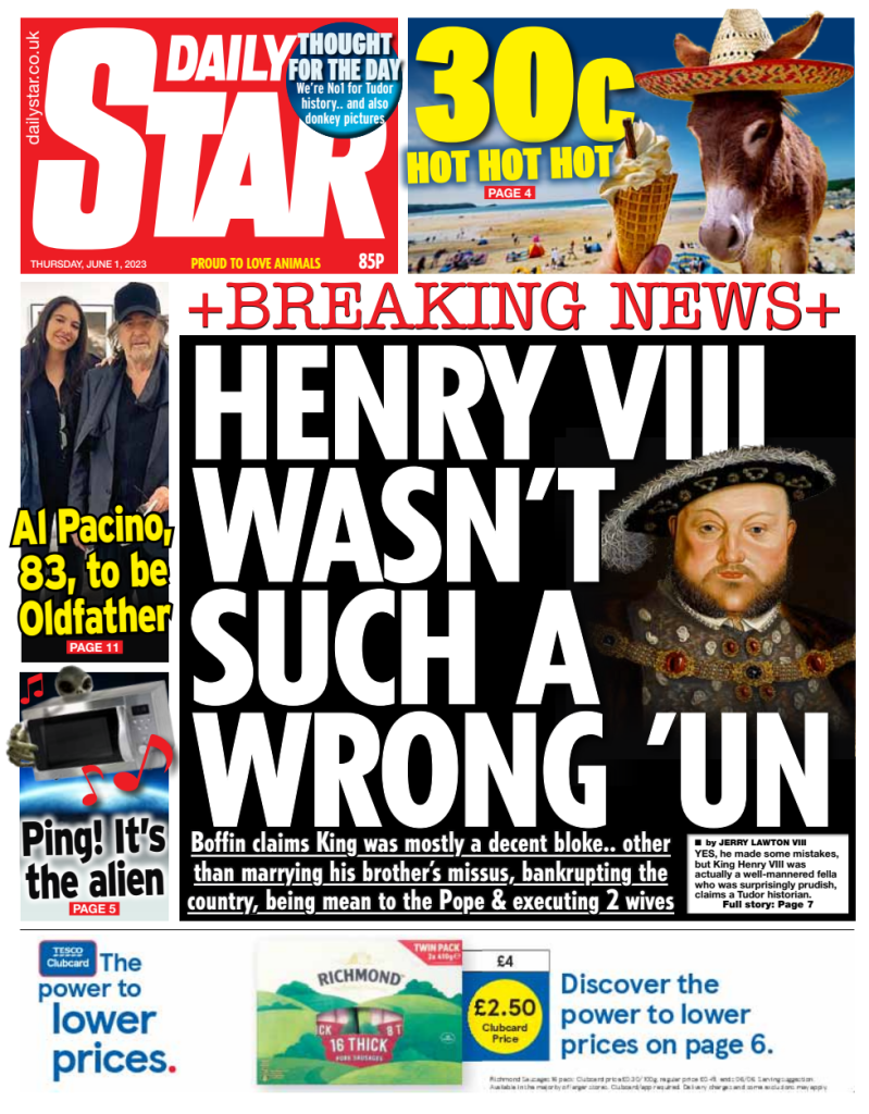 Daily Star Front Page 1st Of June 2023 Tomorrows Papers Today 