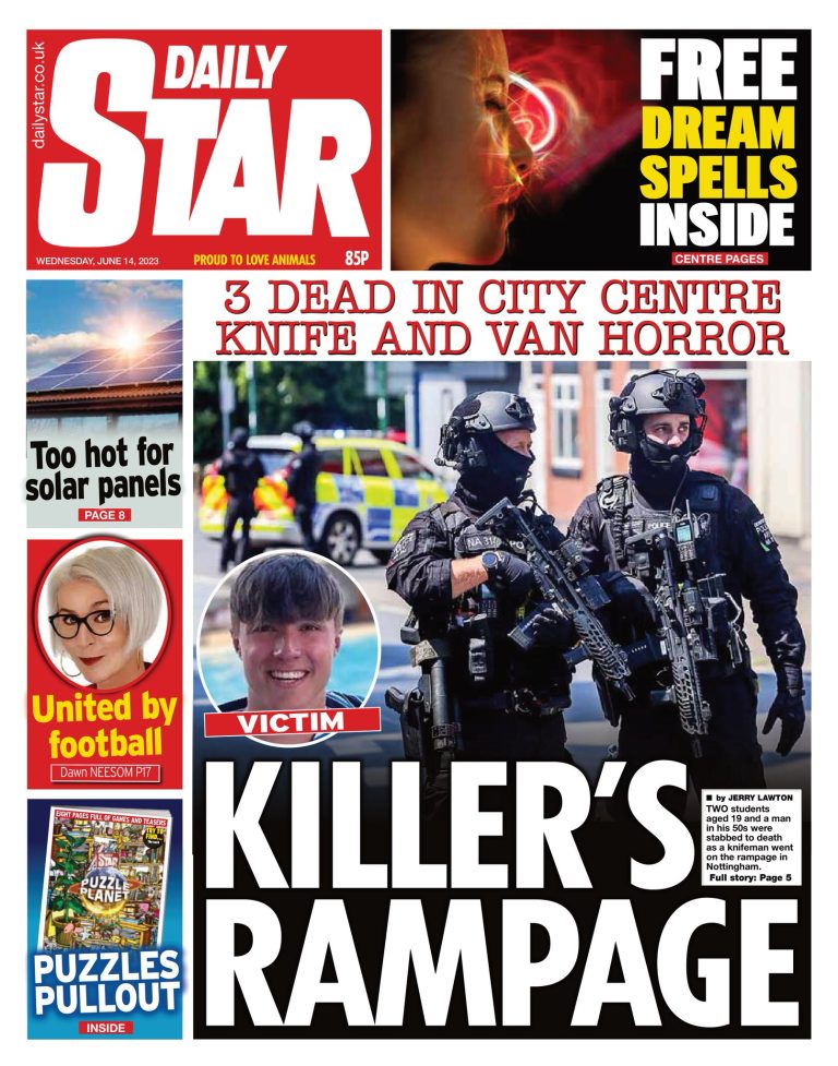 Daily Star Front Page 14th Of June 2023 Tomorrow S Papers Today