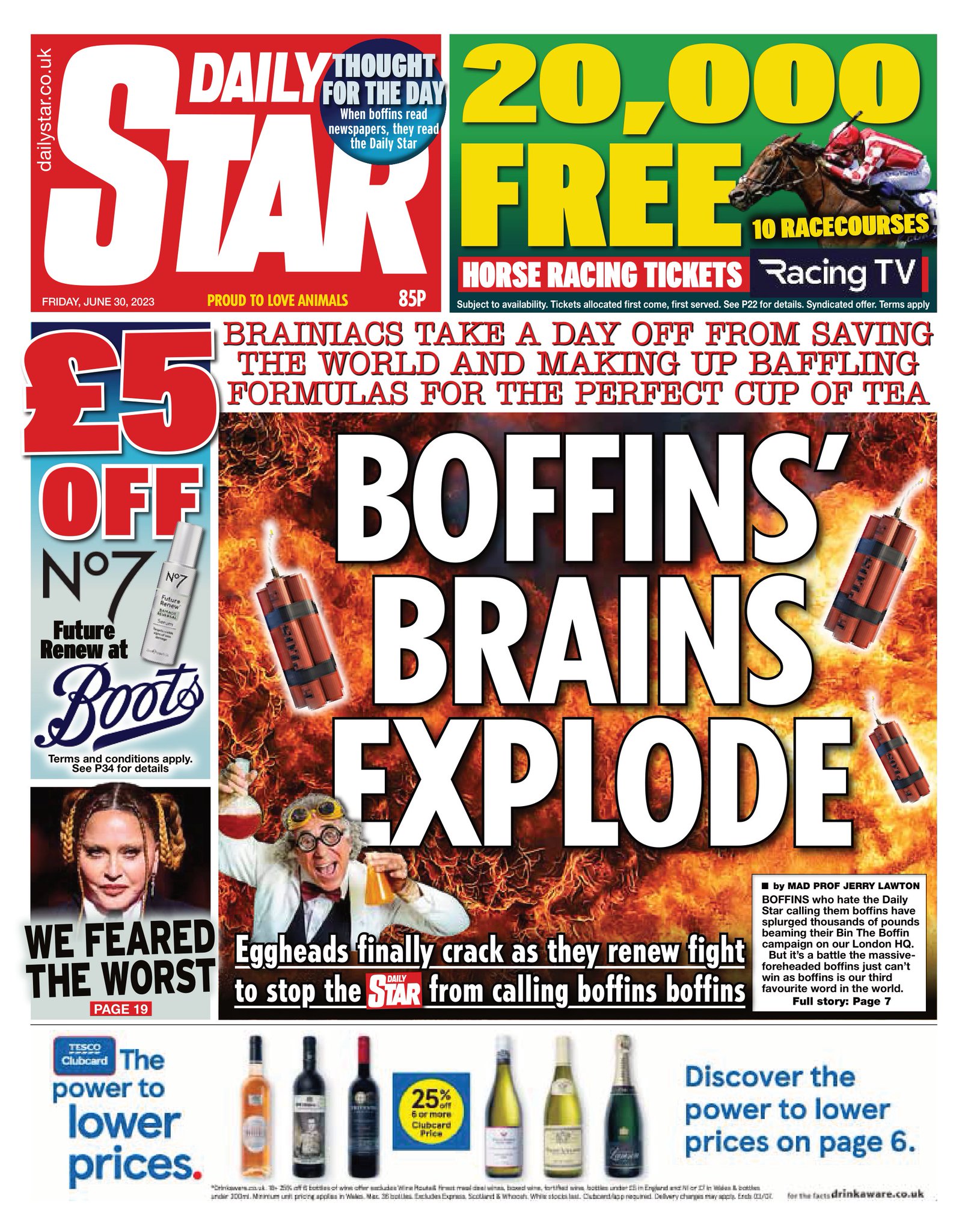 Daily Star Front Page 30th Of June 2023 Tomorrows Papers Today 