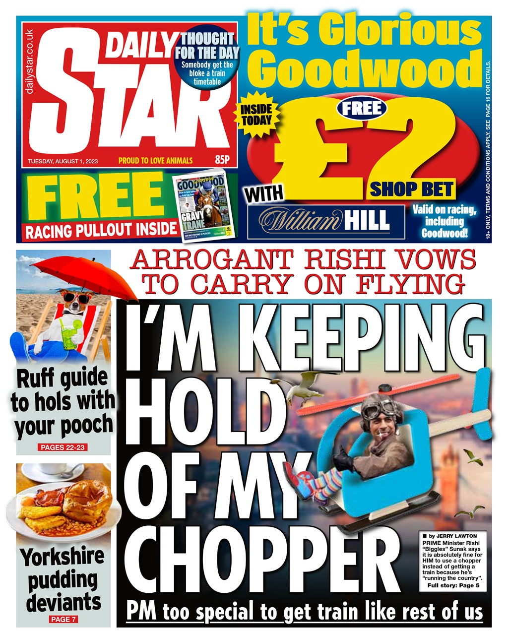 Daily Star Front Page 1st Of August 2023 Tomorrows Papers Today 