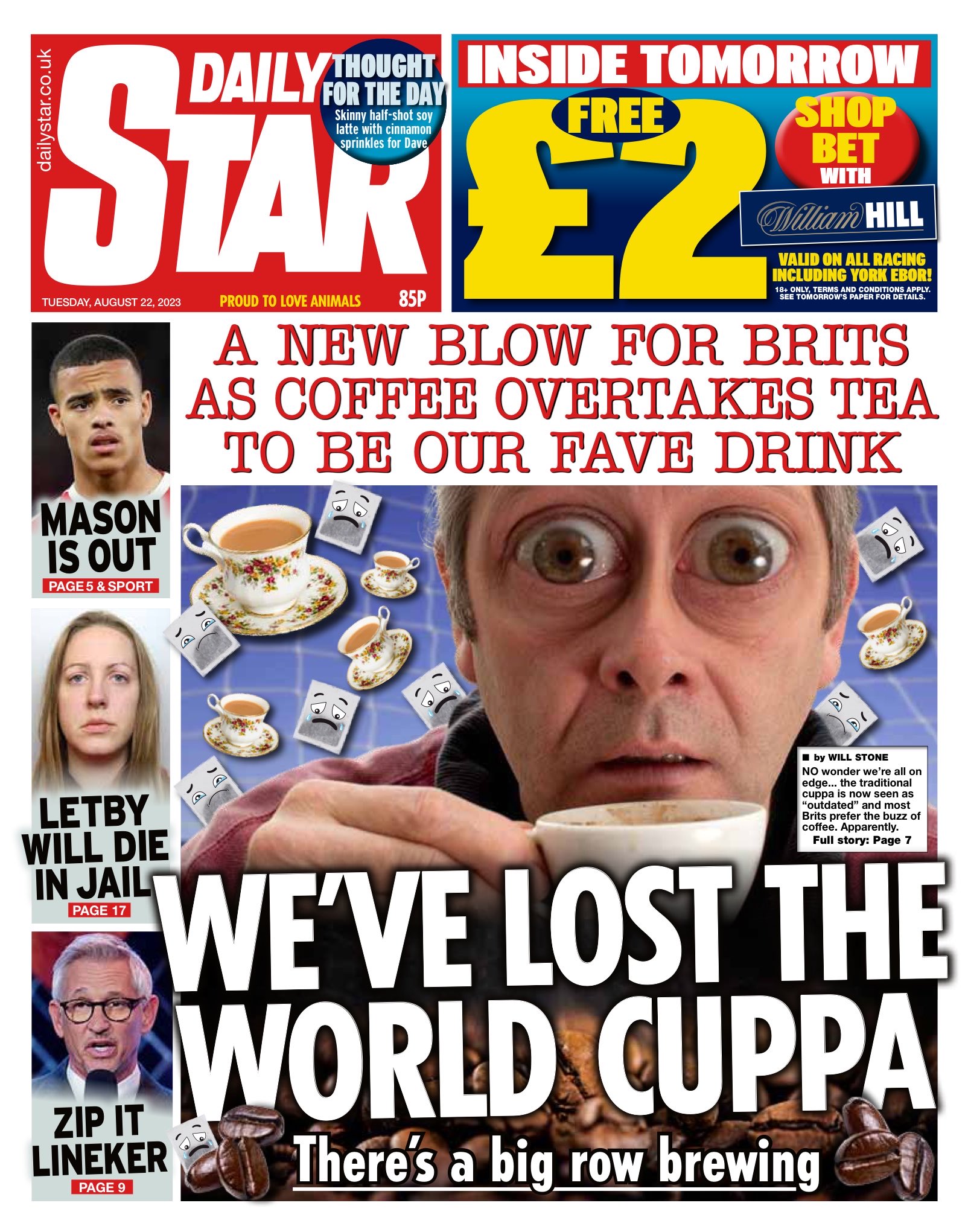 Daily Star Front Page 22nd Of August 2023 Tomorrow S Papers Today