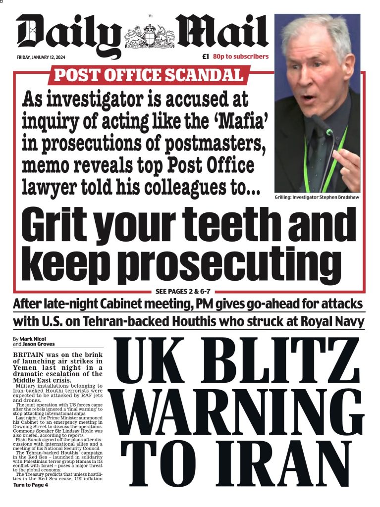 Daily Mail Front Page 12th Of January 2024 Tomorrow S Papers Today   Daily Mail 2 767x1024 