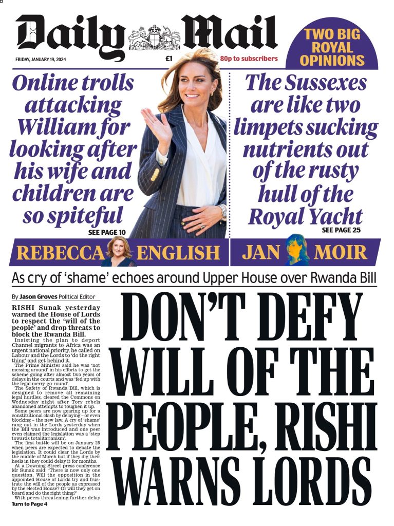 Daily Mail Front Page 19th Of January 2024 Tomorrow S Papers Today   Daily Mail 6 767x1024 