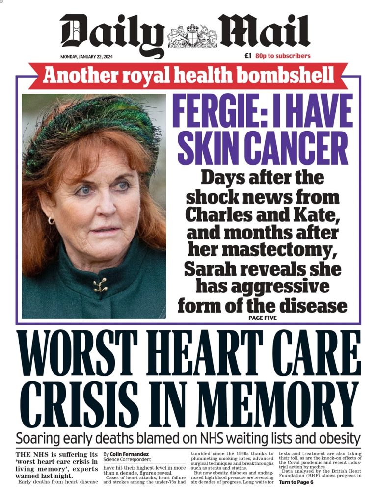 Daily Mail Front Page 22nd Of January 2024 Tomorrow S Papers Today   Daily Mail 8 768x1025 