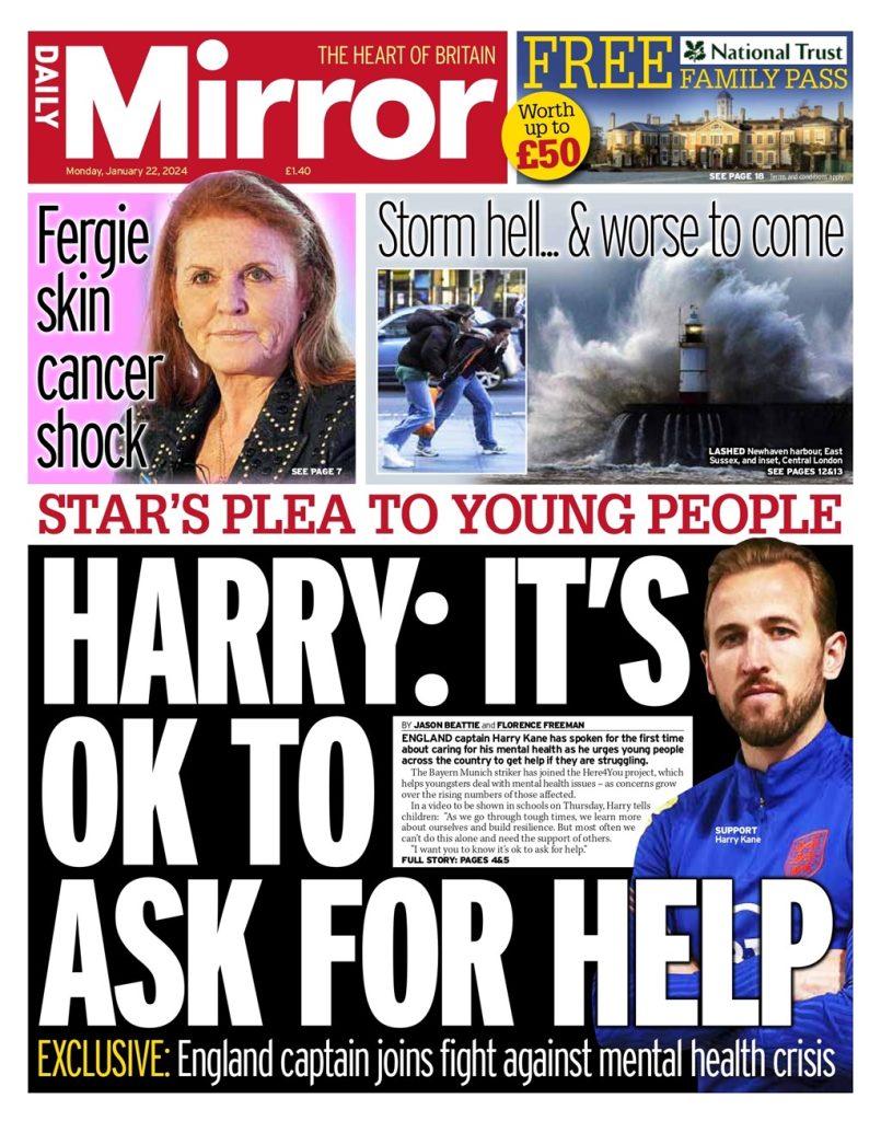 Daily Mirror Front Page 22nd Of January 2024 Tomorrow S Papers Today   Daily Mirror 8 805x1024 