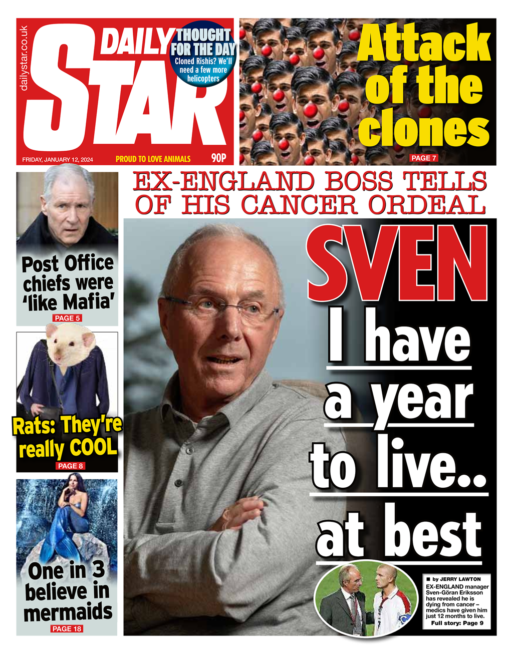 Daily Star Front Page 12th Of January 2024 Tomorrows Papers Today 5531