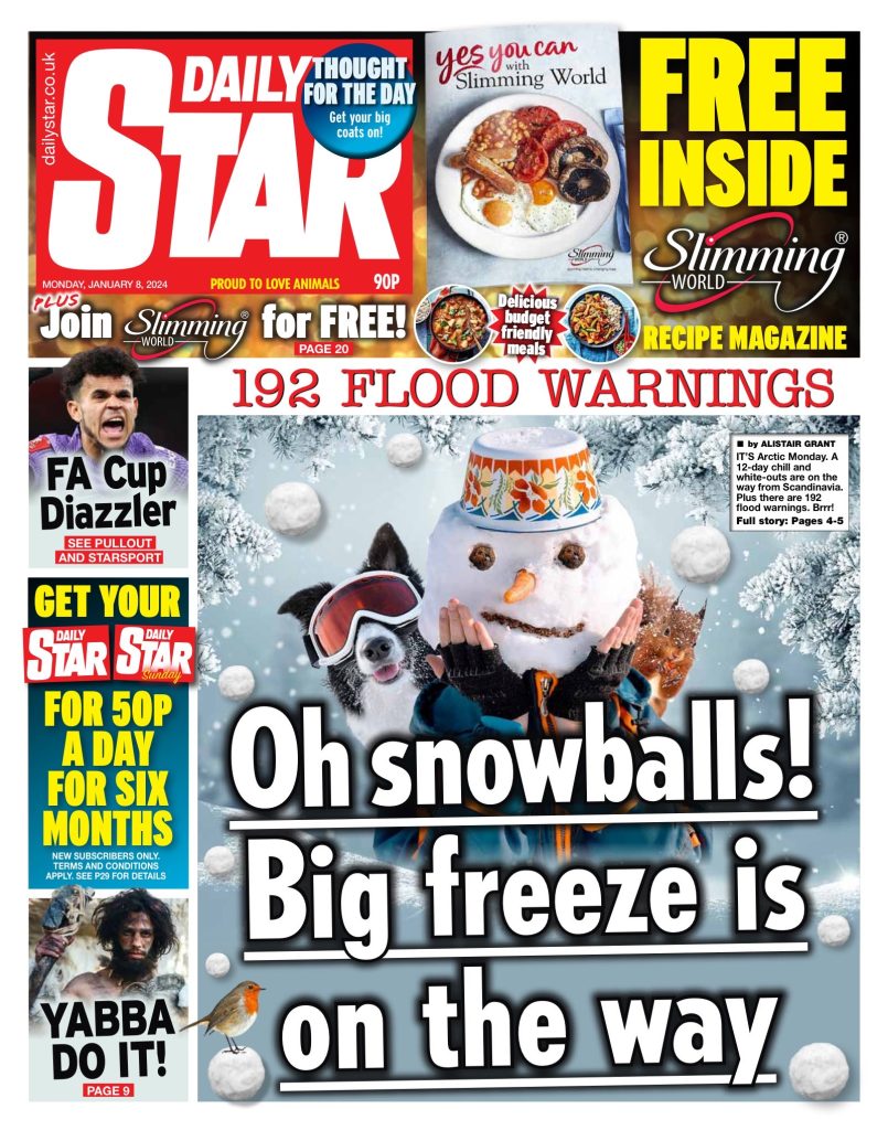 Daily Star Front Page 8th Of January 2024 Tomorrow S Papers Today   Daily Star 805x1024 